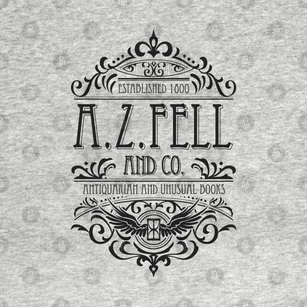 Good Omens: A.Z. Fell Book Shop (dark) by firlachiel